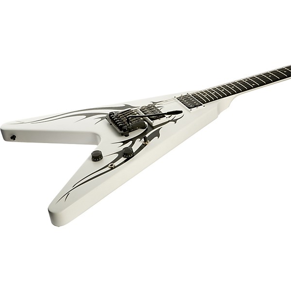 G-Rap レア！/ Francis H. Whyte Gibson Limited Run Tribal V Electric Guitar Satin White