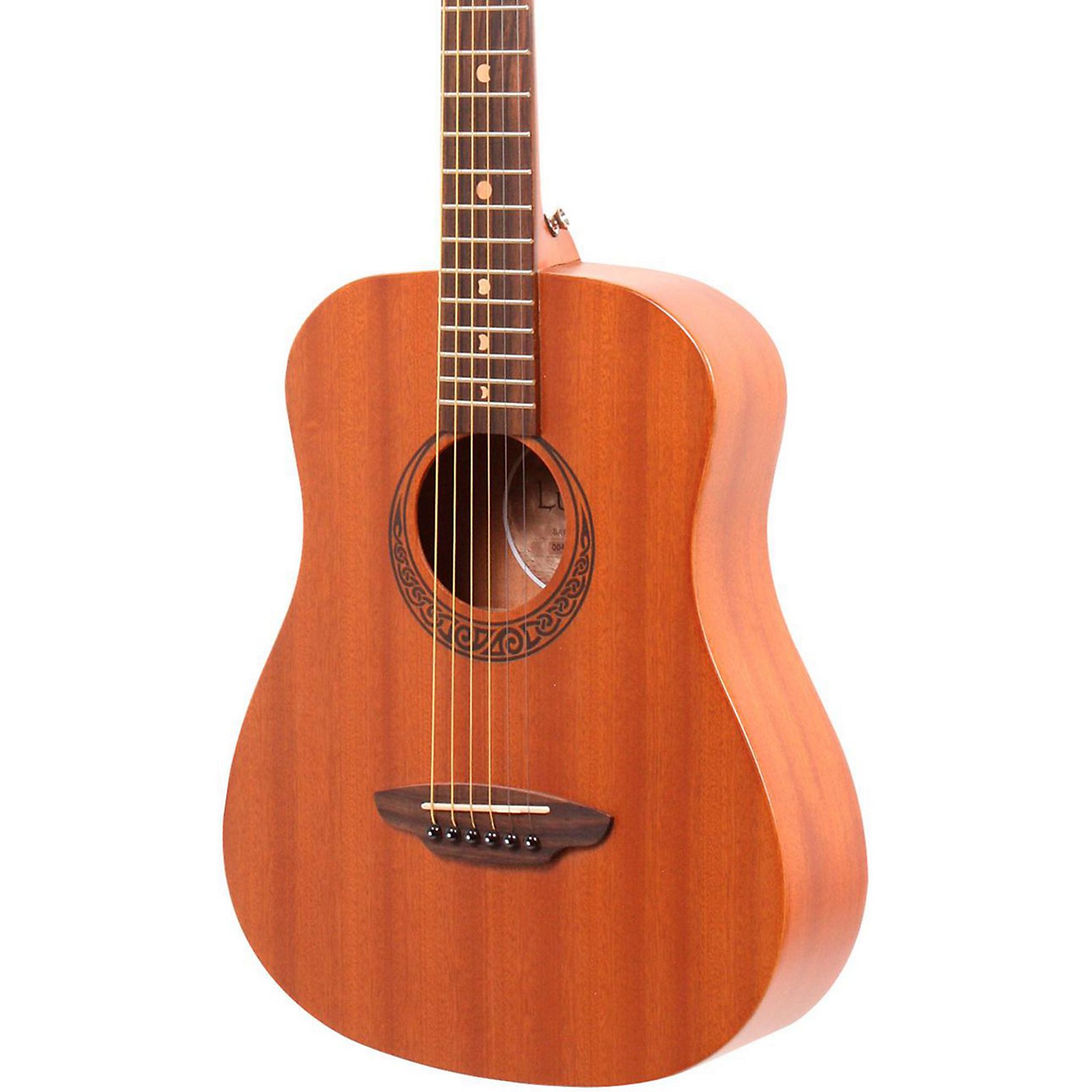 Caraya Safair 36EQ Electro-Acoustic Guitar,All-mahogany+Free gig bag,3  Picks