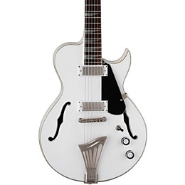 Luna Athena Sun Semi-Hollowbody Electric Guitar White