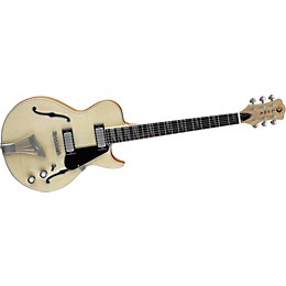 Luna Athena Sun Semi-Hollowbody Electric Guitar Natural