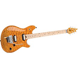 EVH Wolfgang Electric Guitar Transparent Amber Quilted Maple Top