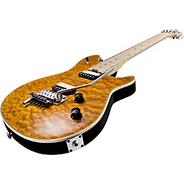 EVH Wolfgang Electric Guitar Transparent Amber Quilted Maple Top