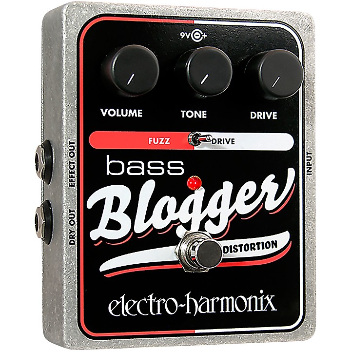 ElectroHarmonix XO Bass Blogger Distortion Effects Pedal Guitar Center