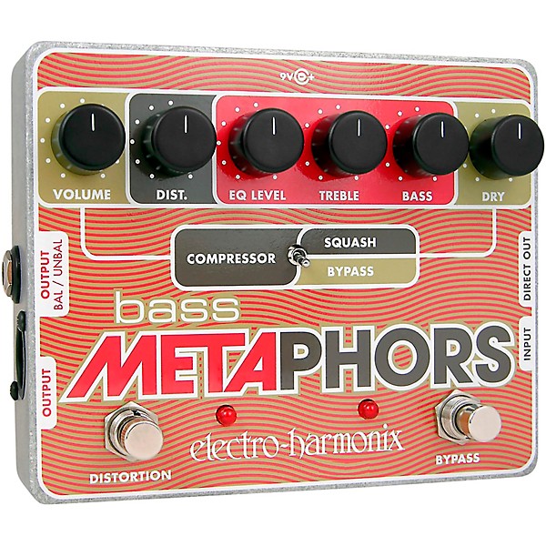 Open Box Electro-Harmonix Bass Metaphors Compressor Effects Pedal Level 1