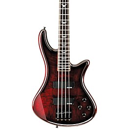 Blemished Schecter Guitar Research Stiletto Extreme-4 Bass Level 2 Black Cherry 197881194086