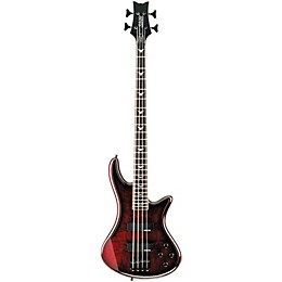 Open Box Schecter Guitar Research Stiletto Extreme-4 Bass Level 2 Black Cherry 197881159443