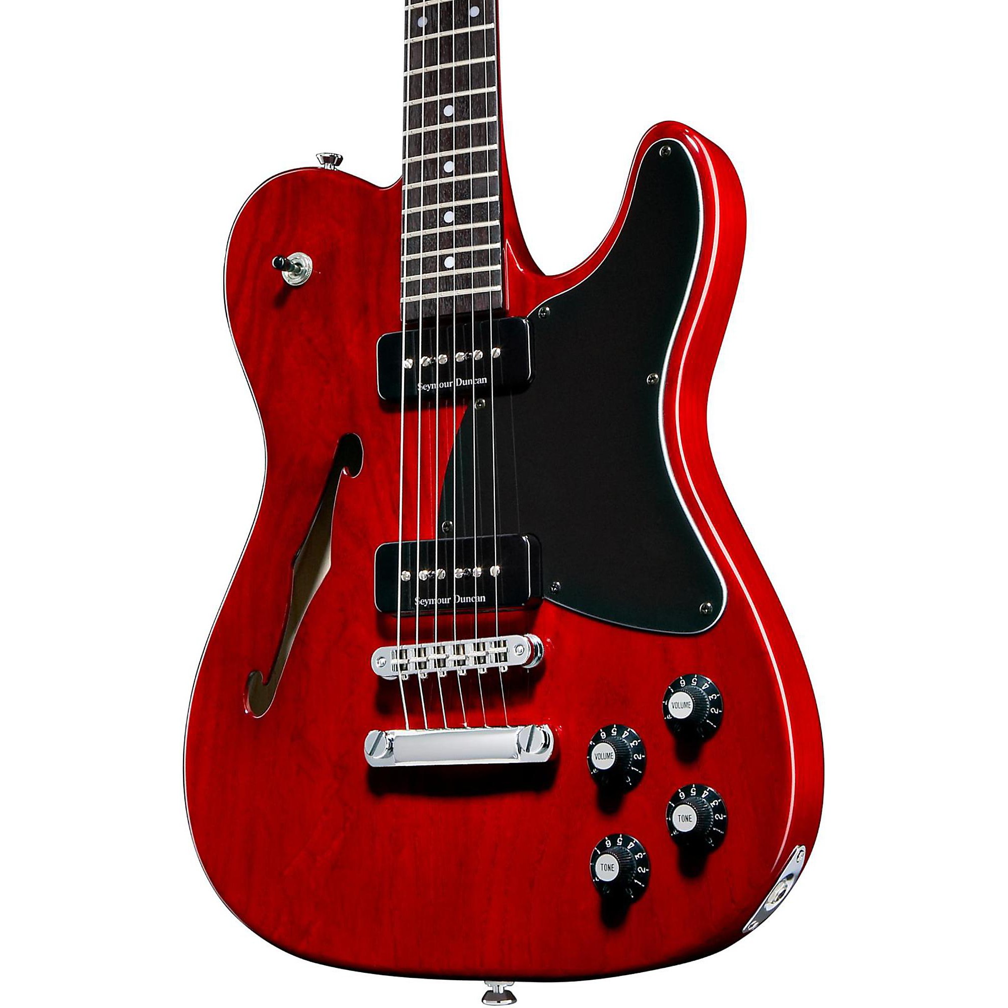 Fender Jim Adkins JA-90 Telecaster Electric Guitar Transparent