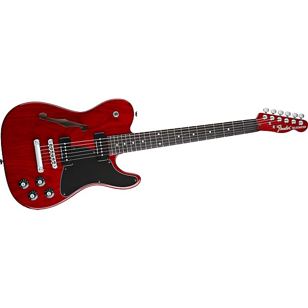 Open Box Fender Jim Adkins JA-90 Telecaster Electric Guitar Level 2 Transparent Crimson 190839092762