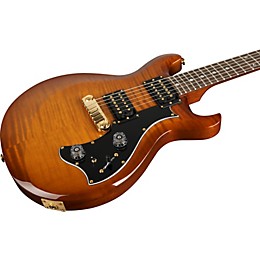 PRS Mira Flame Maple Top, Standard Neck with Moon Inlays and Gold