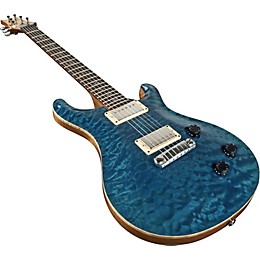 PRS Custom 22 Quilted Maple 10 Top, Wide Fat Neck with Bird Inlays Electric Guitar Blue Matteo