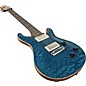 PRS Custom 22 Quilted Maple 10 Top, Wide Fat Neck with Bird Inlays Electric Guitar Blue Matteo