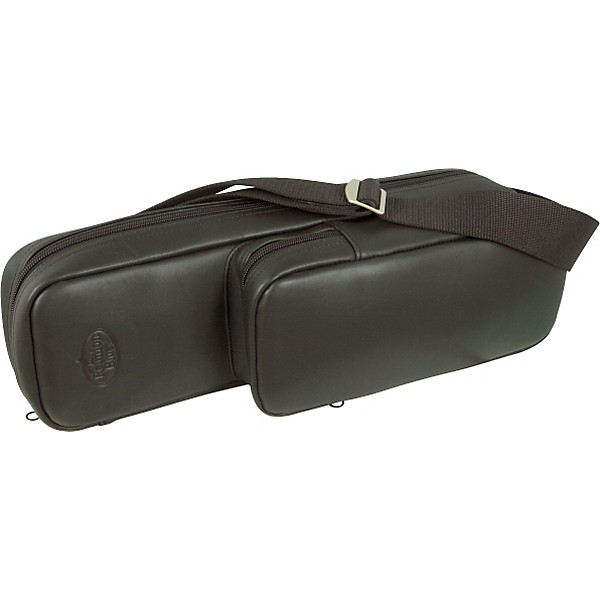 Reunion Blues Leather Flute and Piccolo Case Cover Brown