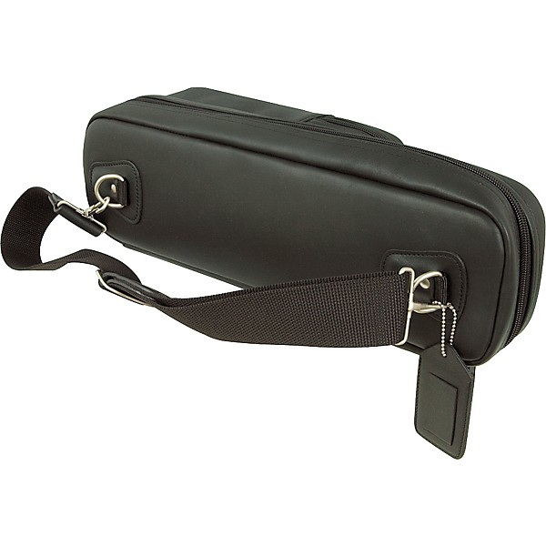 Reunion Blues Leather Flute and Piccolo Case Cover Brown