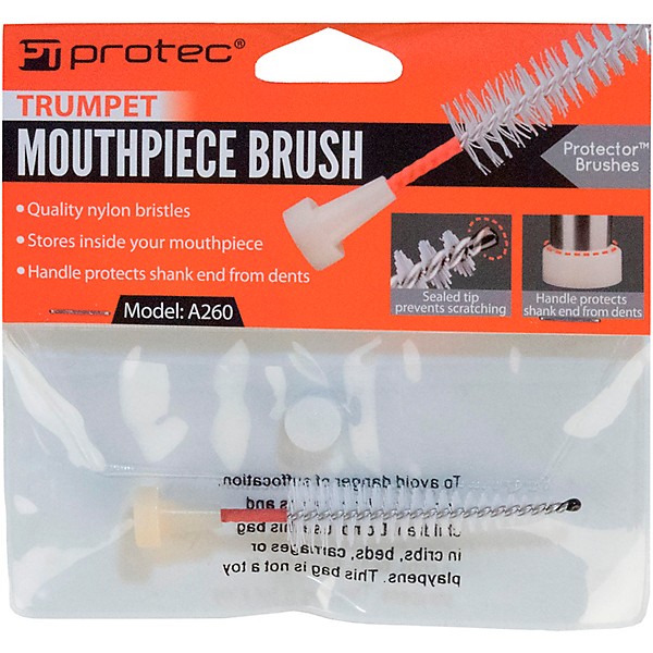 Protec Trumpet Mouthpiece Protector Brush