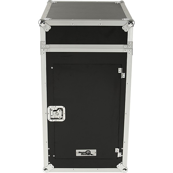 Road Ready RR11M16UC 11U Slant Rack, 16U Vertical Rack Black