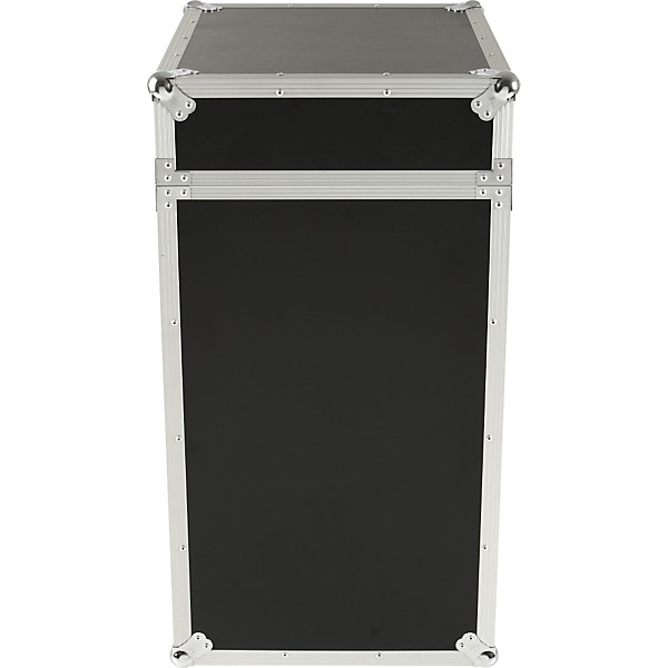 Road Ready RR11M16UC 11U Slant Rack, 16U Vertical Rack Black