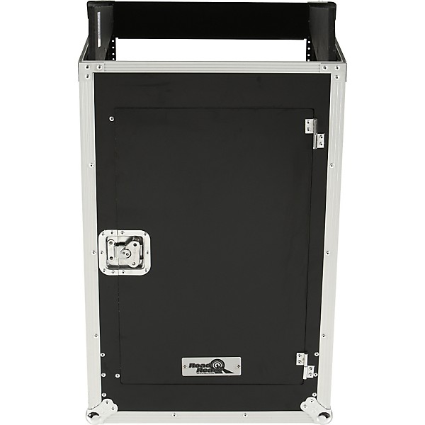Road Ready RR11M16UC 11U Slant Rack, 16U Vertical Rack Black