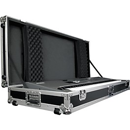 Road Runner Keyboard Flight Case With Casters Black 88 Key Road Runner Keyboard Flight Case With Casters Black 88 Key