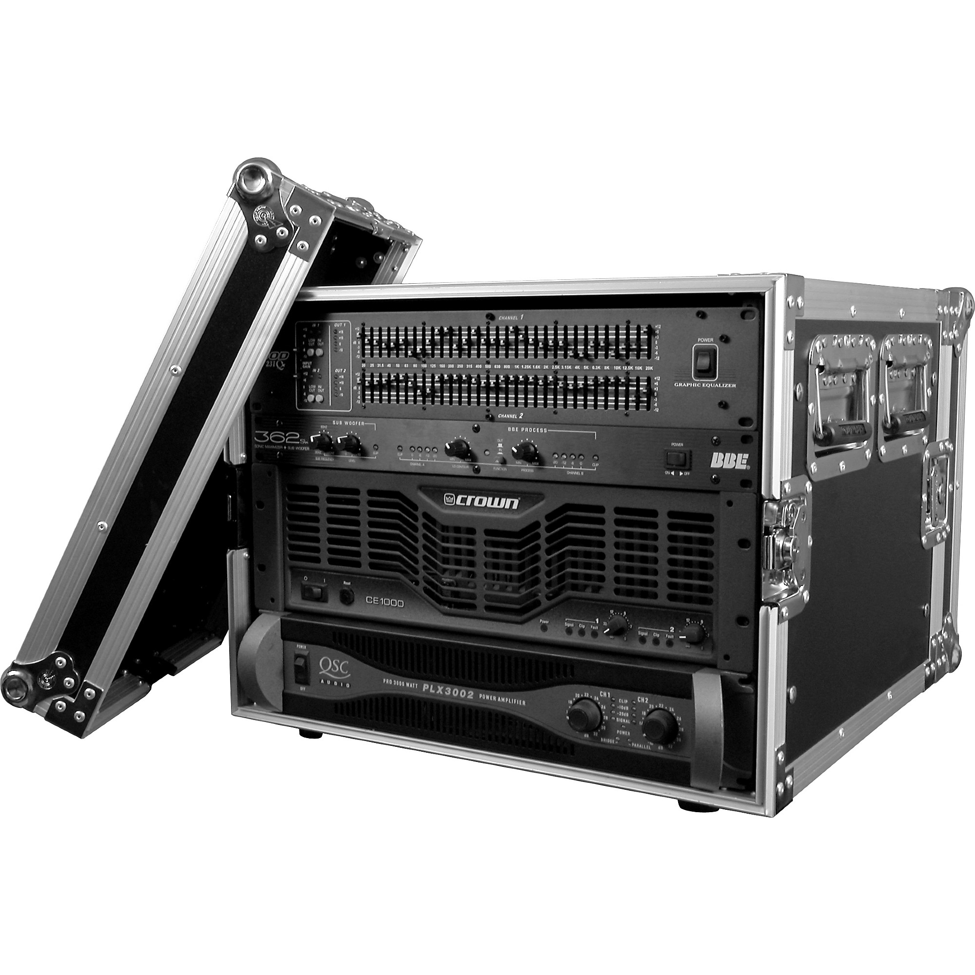 【中古品】Road Ready RR2UADS 2U Road Ready RR2UED 2U Deluxe Effect Rack System 14
