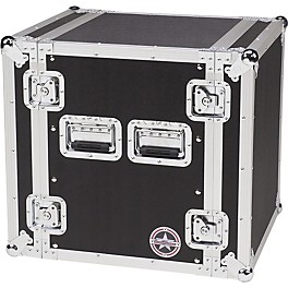 Road Runner Deluxe 12U Amplifier Rack Case Black