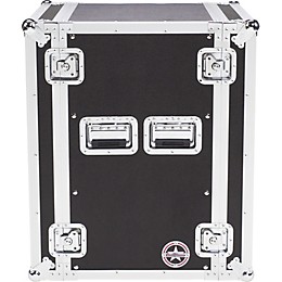 Road Runner Deluxe 16U Amplifier Rack Case Black