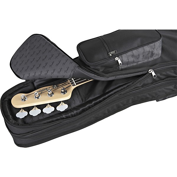 Open Box Fender Deluxe Double Electric Bass Guitar Gig Bag Black