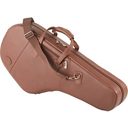 Reunion Blues Leather Alto/Soprano Double Saxophone Bag Burgundy