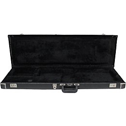Fender Precision Bass Hardshell Case Black Black Plush Interior