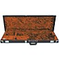 Open Box Fender Precision Bass Hardshell Case Level 1 Black Orange Plush Interior
