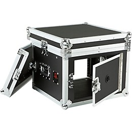 Open Box Eurolite 10x6 Mixer/Amp Combo Rack Case Level 2 10 X 6 U 190839464286