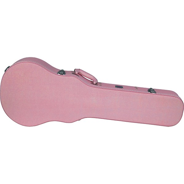 Open Box Daisy Rock Cotton Candy Pink Hardshell Guitar Case for Rock Candy and Stardust Series Level 1