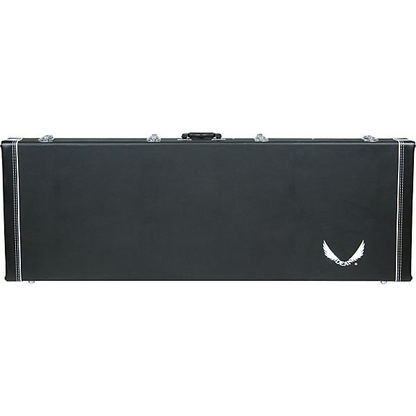 Open Box Dean Deluxe Hardshell Electric Bass Guitar Case For Metalman V Series Level 2 Black 888366032985