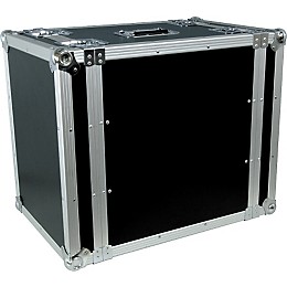 Open Box Musician's Gear Rack Flight Case Level 1 8 Space Black