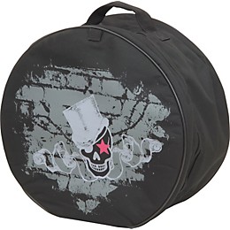 Kaces Grafix 6-1/2" x 14" Snare Drum Bag Skull Hat 6.5x14
