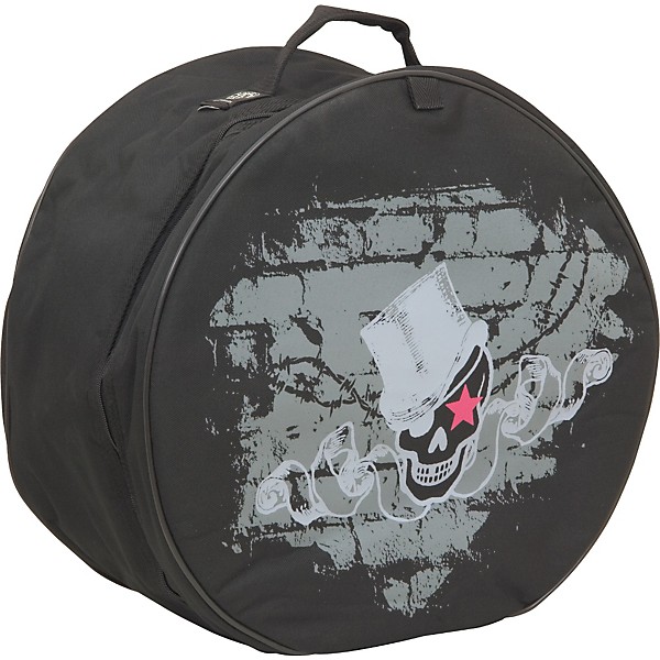 Kaces Grafix 6-1/2" x 14" Snare Drum Bag Skull Hat 6.5x14