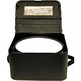 DEG Dynasty Marching Snare drum case, square, black molded for concert or Wedge snare Black Molded 14 in. Short