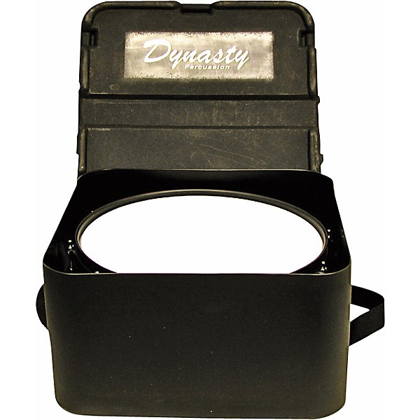 DEG Dynasty Marching Snare drum case, square, black molded for concert or Wedge snare Black Molded 14 in. Short