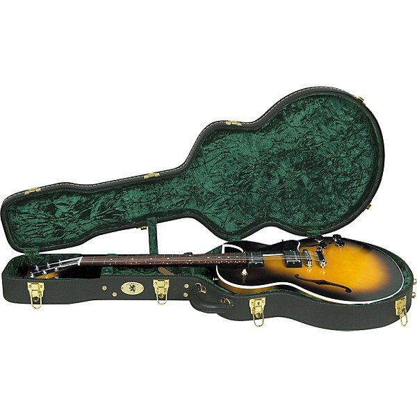 Silver Creek Vintage Archtop Hollowbody Guitar Case Black