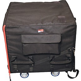 Gator Rolling Subwoofer Bag Black 25"X24"X22"