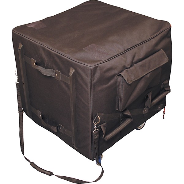 Gator Rolling Subwoofer Bag Black 25"X24"X22"