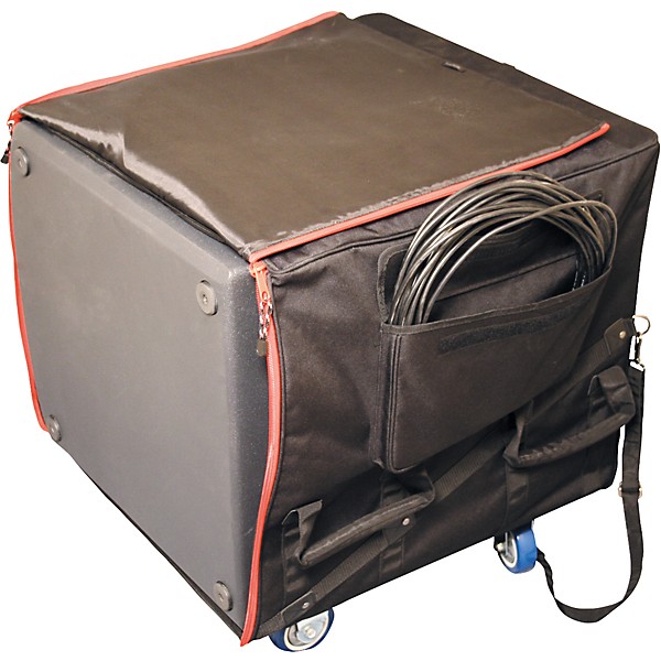 Gator Rolling Subwoofer Bag Black 25"X24"X22"