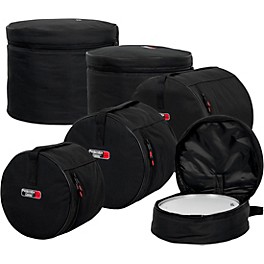 Gator GP-Standard-100 Padded 5-Piece Standard Drum Bag Set Black