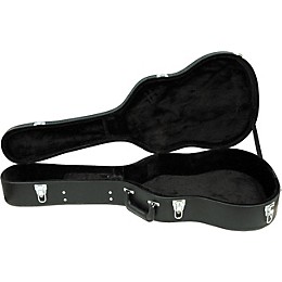 Open Box Musician's Gear Deluxe Archtop Hardshell Squareneck Guitar Case Level 1 Black