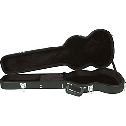 Open Box Musician's Gear Deluxe SGS Solid-Guitar-Style Hardshell Case Level 1 Black