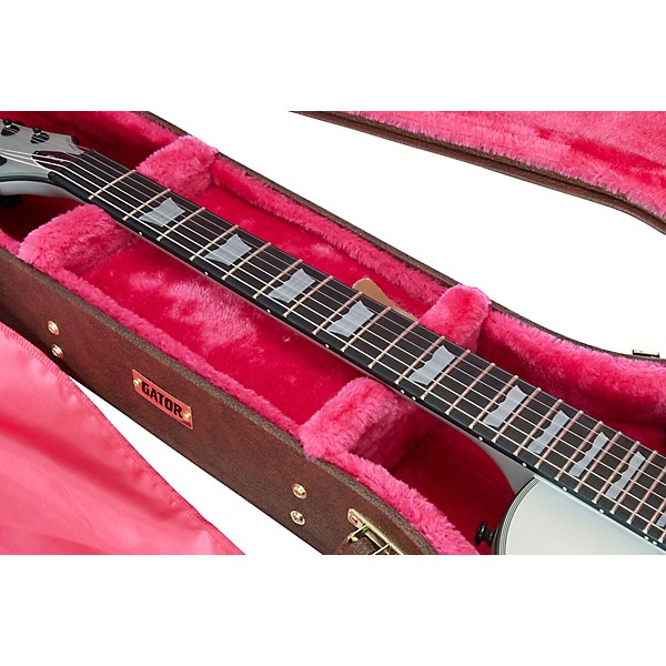 Gator GW-LPS Guitar Case for Single Cutaway Electric Guitars Brown