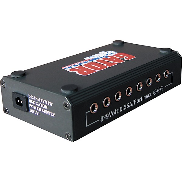 Gator GPT-PWR Powered Pedal Tote Pedalboard With Carry Bag Flame