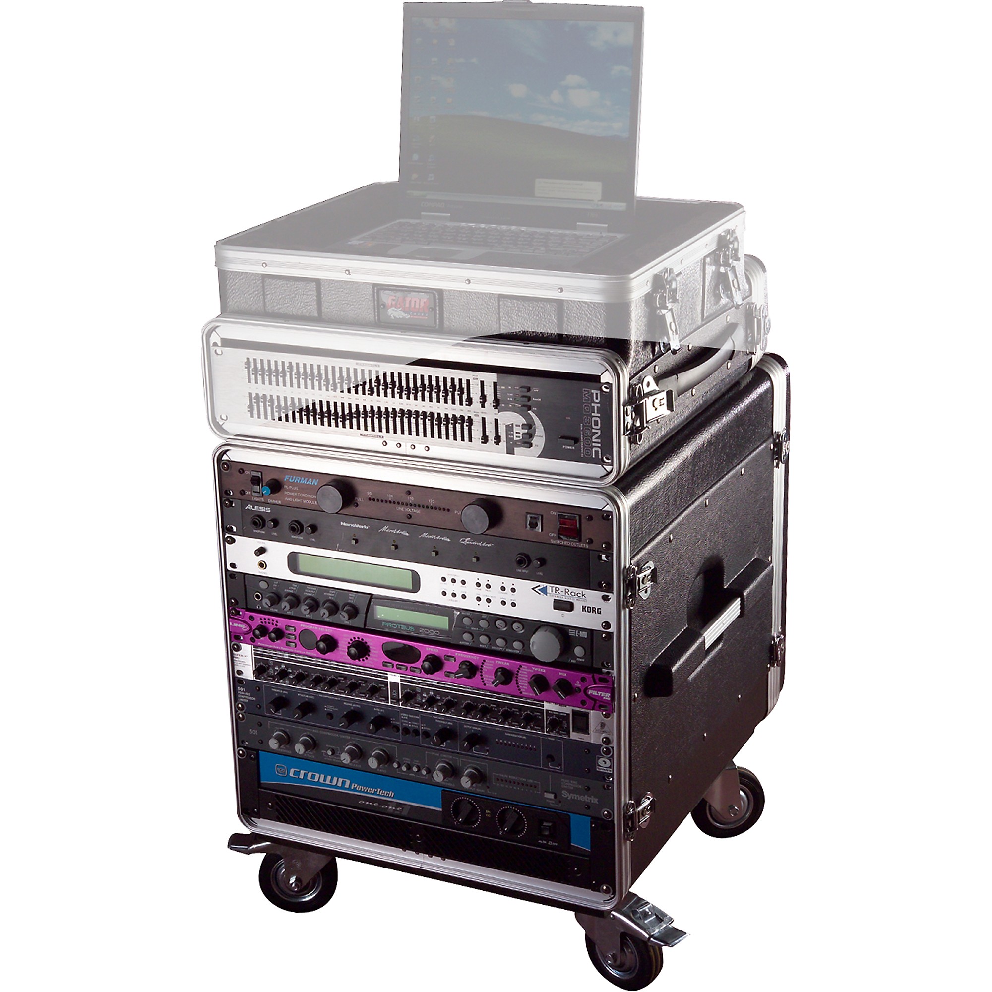 Gator GRC-Base-10 10U Rack Base with Casters | Guitar Center Gator GRC-Base-10 10U Rack Base with Casters | Guitar Center