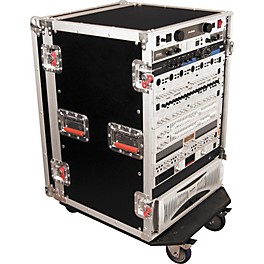 Gator G-Tour Rack Road Case with Casters 16 Space Gator G-Tour Rack Road Case with Casters 16 Space