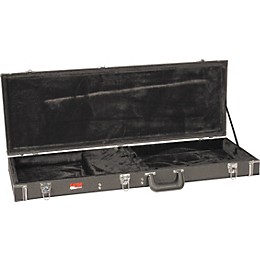 Open Box Gator GW-ELECTRIC Deluxe Laminated Electric Guitar Wooden Case Level 1 Black