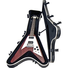 Open Box SKB V-Type Hardshell Guitar Case Level 1 Black